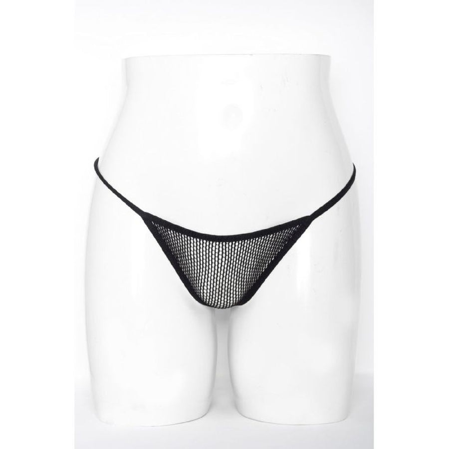 Mesh Net G-String Black