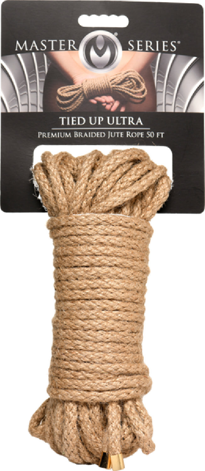 Tied Up Ultra Premium Braided Jute Rope 50 Ft