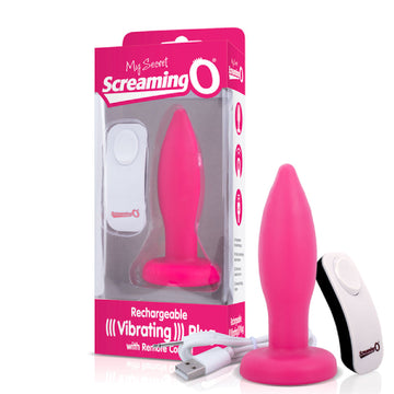 Vibrating Plug With Remote (Black)