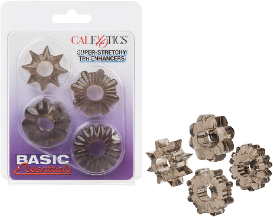 Basic Essentials -Super Stretchy TPR Enhancers - (Clear)