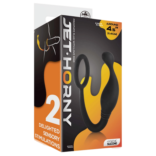 Prostate Plug with Love Ring - 4.5