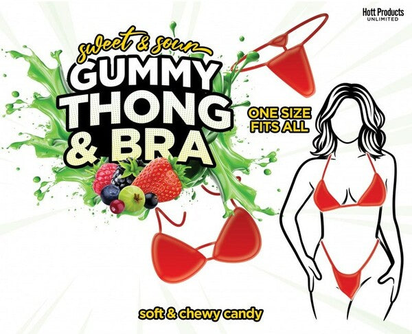 Sweet & Sour Gummy Thong & Bra