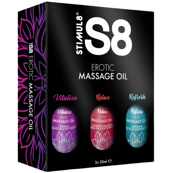 S8 Massage Oil Box