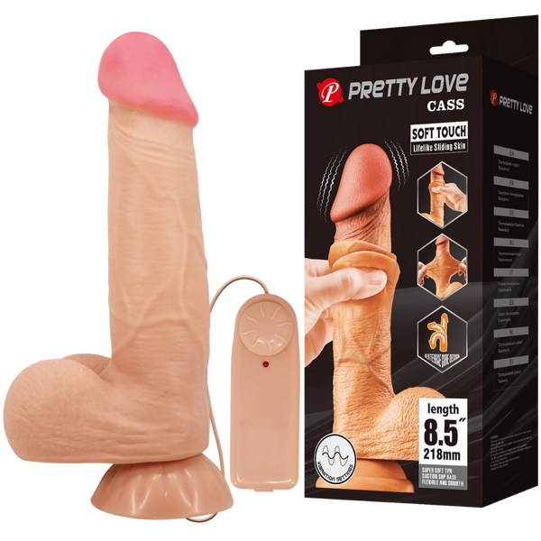 Sliding Skin Series Vibrating 8.5