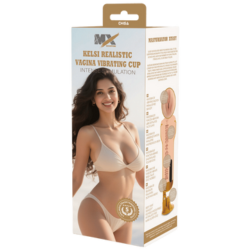 Kelsi Realistic Vagina Vibrating Cup