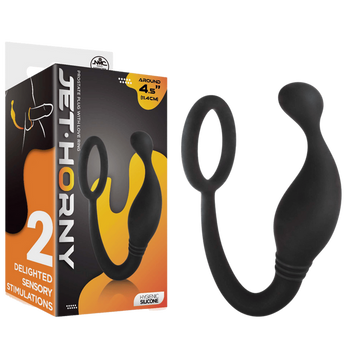 Prostate Plug with Love Ring - 4.5