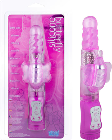 Silicone Butterfly (Pink)