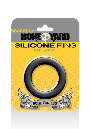 Boneyard Silicone Ring 50mm Black