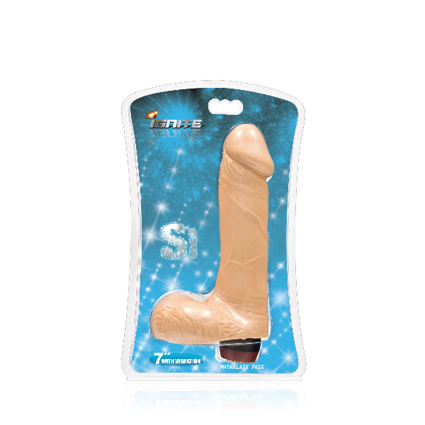 Cock w/ Balls w/ Vibration 7in Vanilla