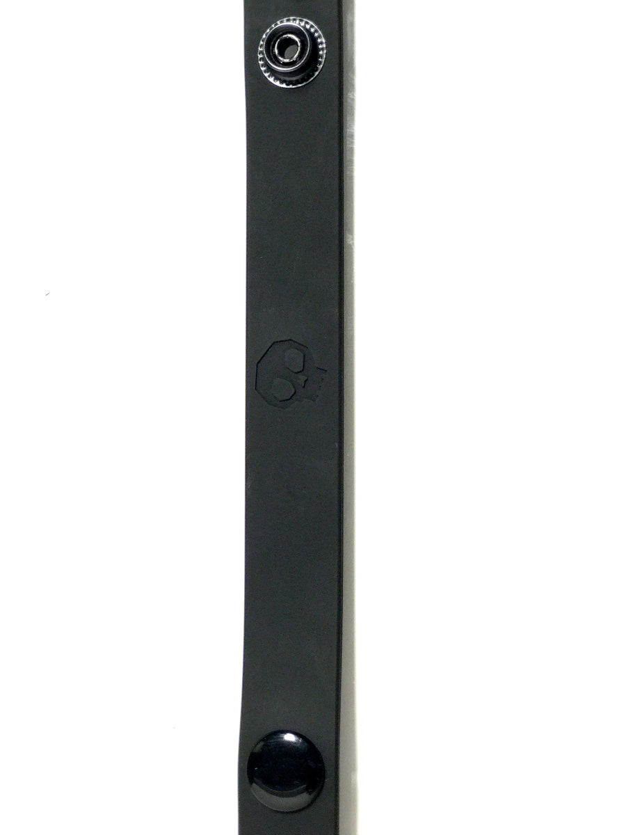 Boneyard Silicone Cock Strap - 3 Snap Ring - Black