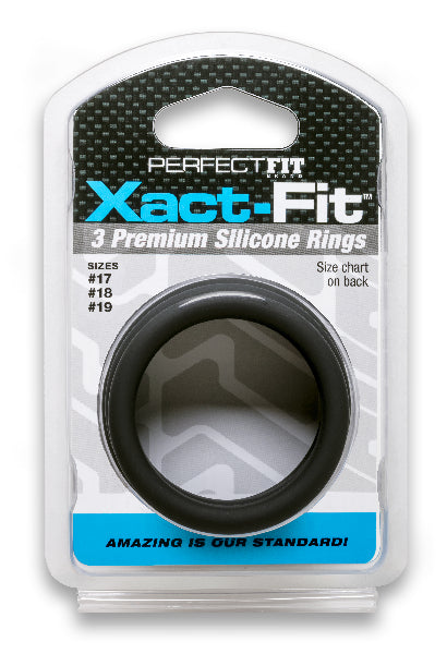 Xact-Fit Silicone Rings Large 3 Ring Kit
