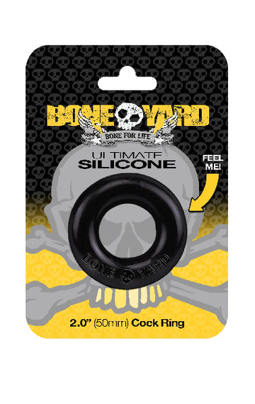 Ultimate Silicone Cock Ring Black