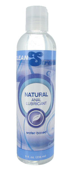 Natural Water Based Anal Lube 8oz/236ml