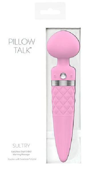 Pillow Talk Sultry Dual Ended Warming Massager Pink