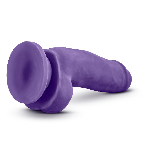 Au Natural Bold Beefy 7in Dildo Purple
