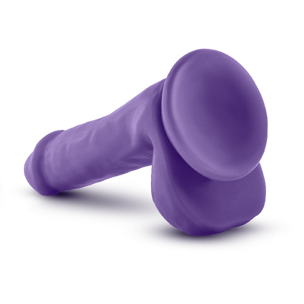 Au Natural Bold Delight 6in Dildo Purple