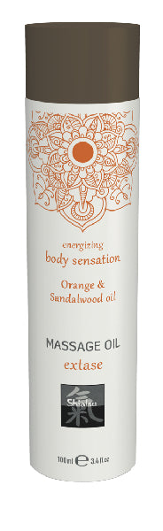 Shiatsu Massage Oil Extase Orange And Sandalwood Oil 100ml