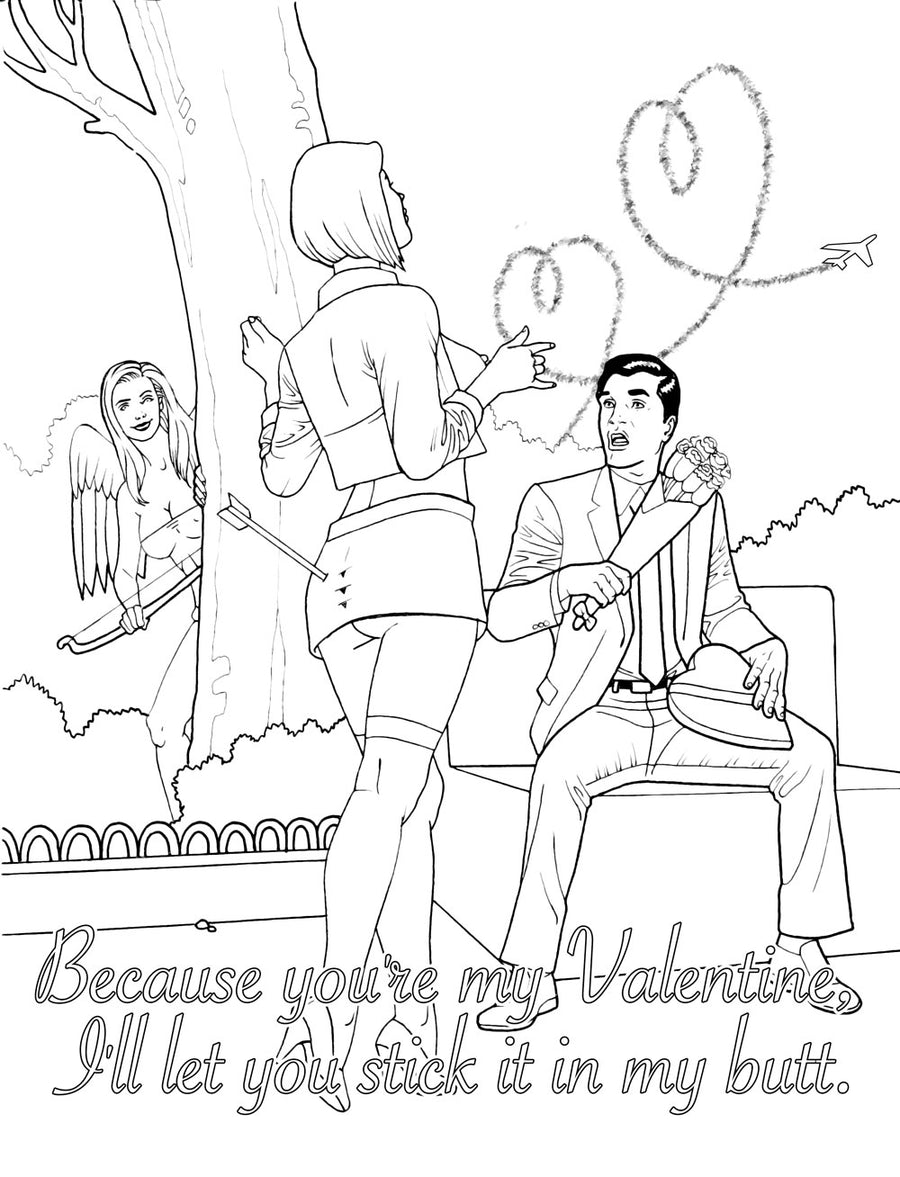 My Naughty Valentine Colouring Book