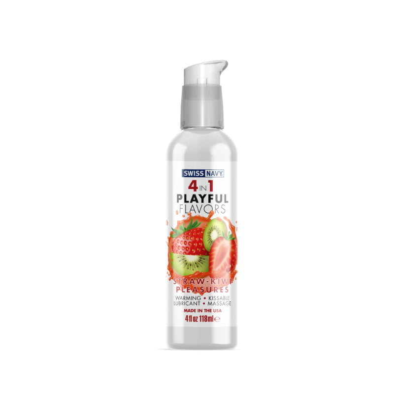 Playful Flavours 4 In 1 Strawberry/Kiwi Pleasure 4oz