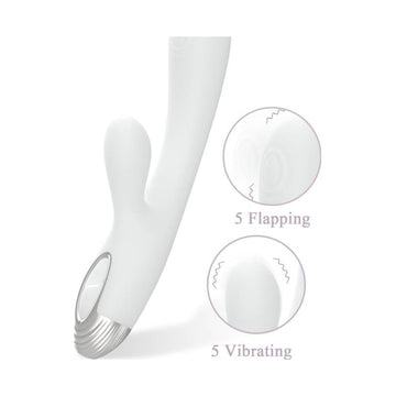 Pada Rabbit and G-Spot Pulsing Vibrator White