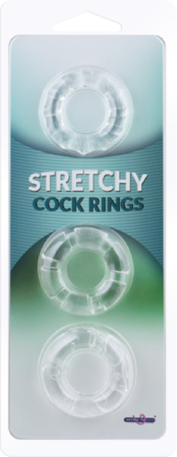 Stretchy Cockrings (Clear)