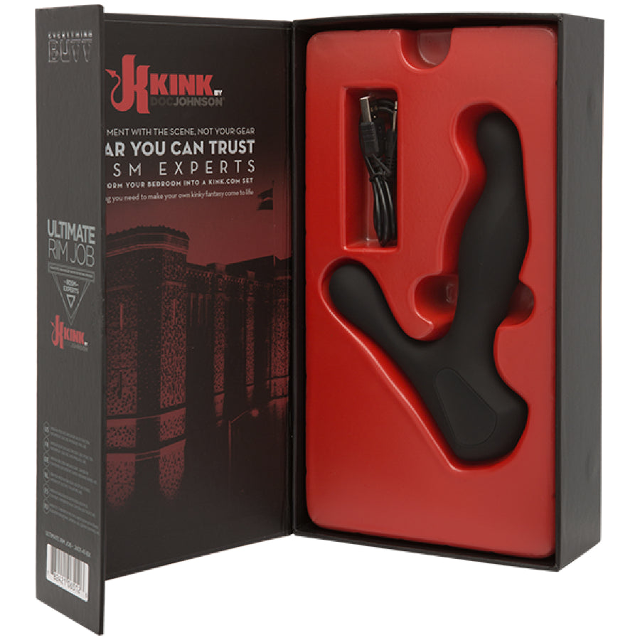 Ultimate Rim Job - Silicone Prostate Massager With Rotating Ridges