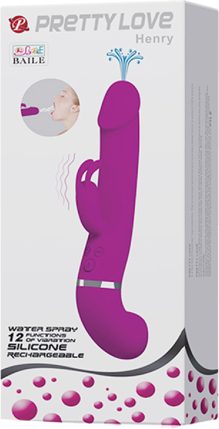 Rechargeable Squirting Henry (Purple)