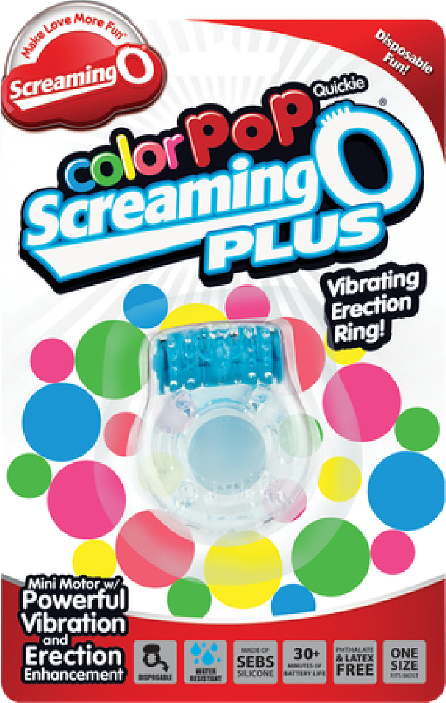 Screaming O Color Pop Quickie Plus (Blue)