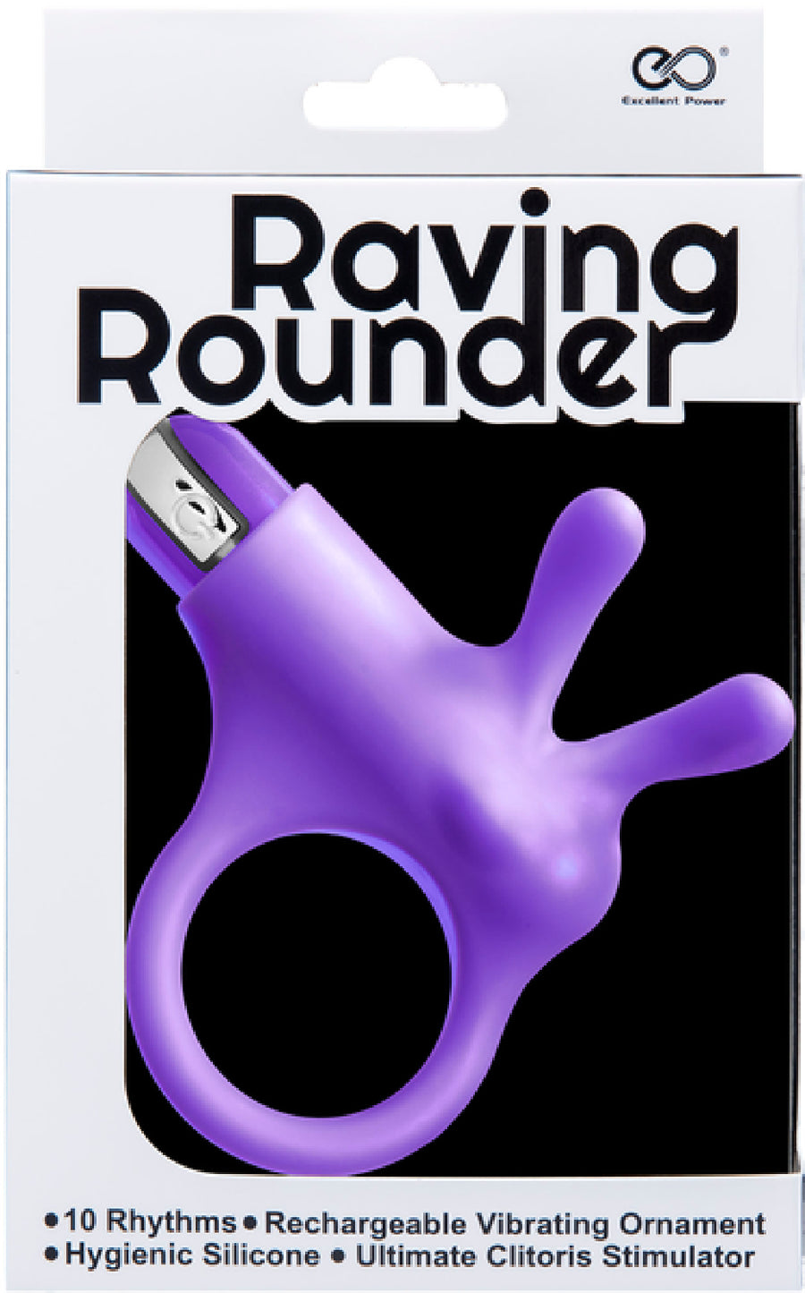 Raving Rounder Cockring (Purple)