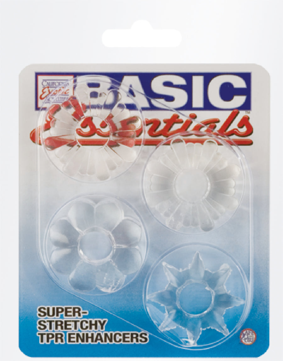 Basic Essentials -Super Stretchy TPR Enhancers - (Clear)