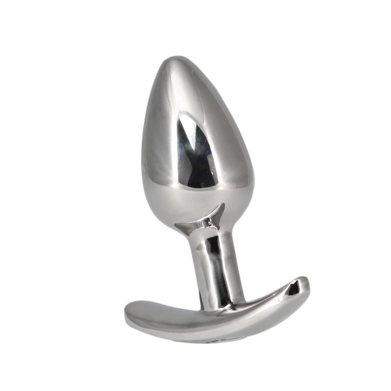 Pillow Talk Sneaky Luxurious Stainless Steel Anal Plug w Swarovski Crystal