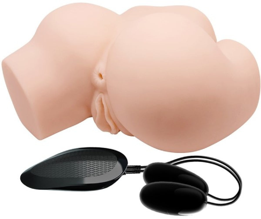 Double Pleasure Vagina And Anal Stimulator (Flesh)