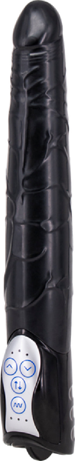 Long John Realistic Thrusting Vibrator (Black)