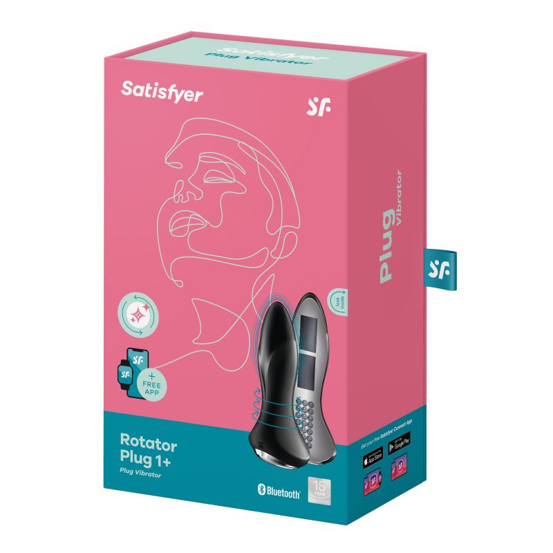 Satisfyer Rotator Plug 1+ Black