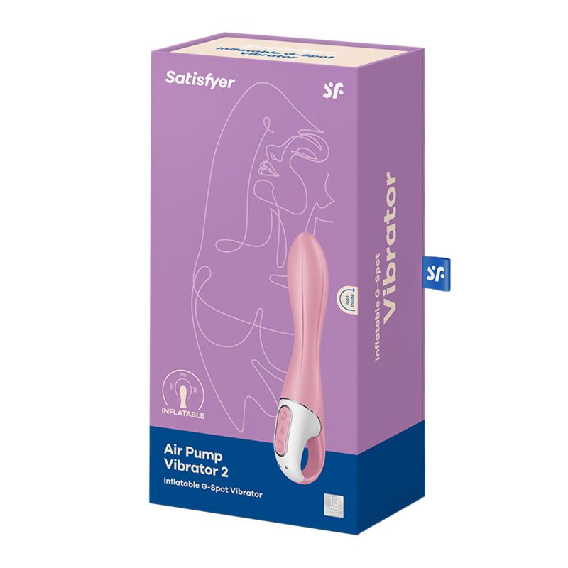 Satisfyer Air Pump Vibrator 2 Light Red