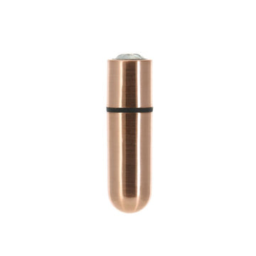 Power Bullet First Class Rechargeable Bulllet w Crystal Rose Gold