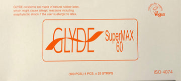 Glyde Condom - SuperMax 60mm Bulk 100's