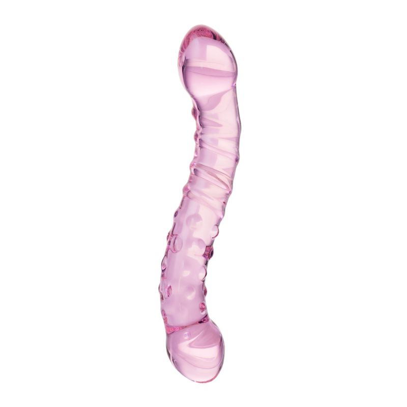 Sexus Glass Dildo Pink 19.5cm