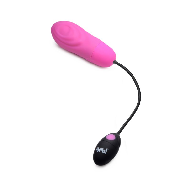 7X Pulsing Rechargeable Bullet- Pink