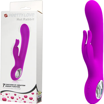 Rechargeable Hot Rabbit (Purple)