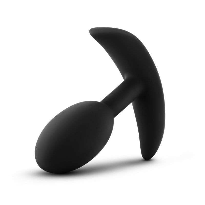 Anal Adventures Platinum Silicone Vibra Slim Plug Small
