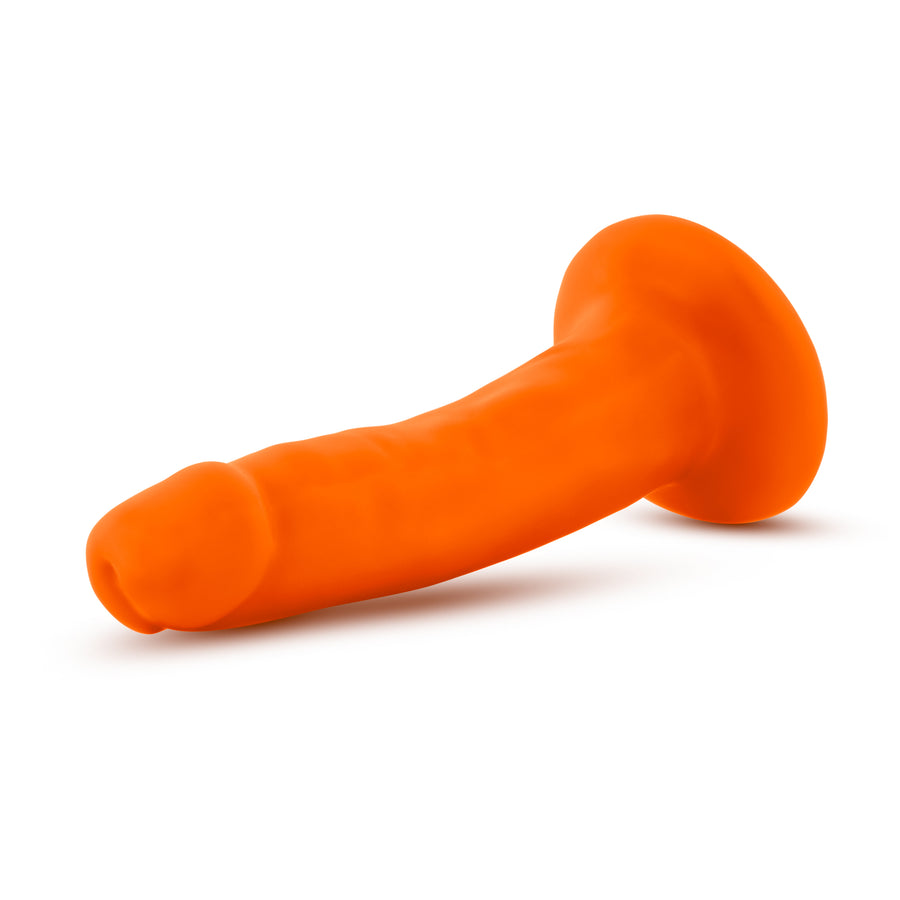 Neo Dual Density Cock Neon 6 Inch Orange