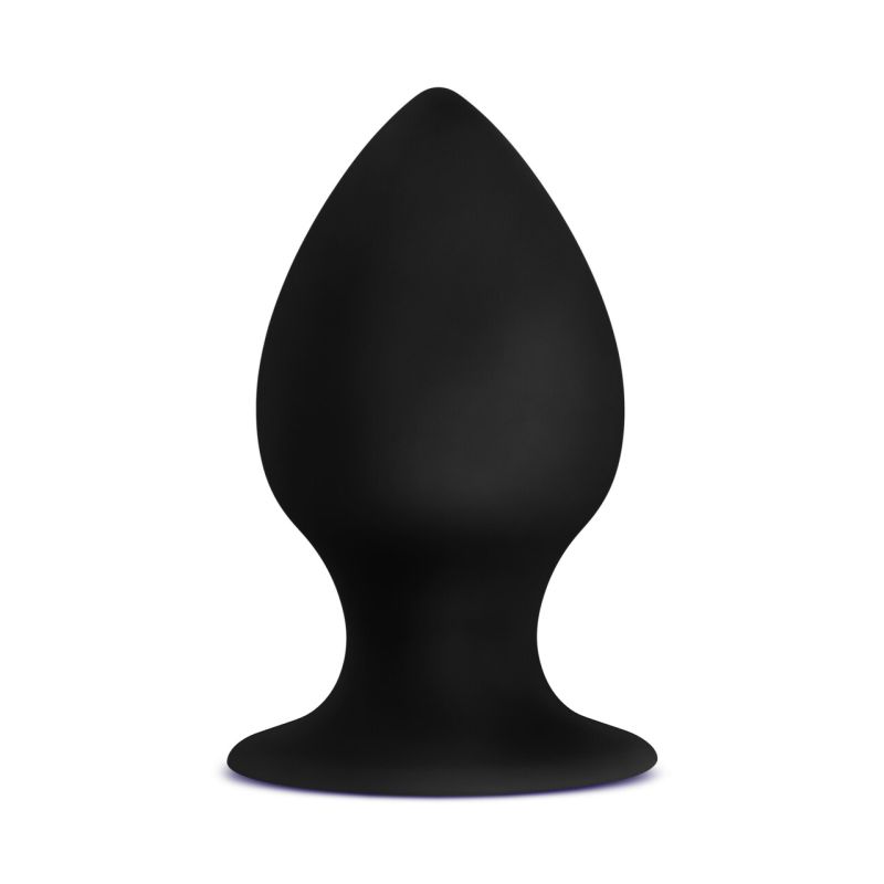 Anal Adventures Platinum Silicone Anal Stout Plug Medium