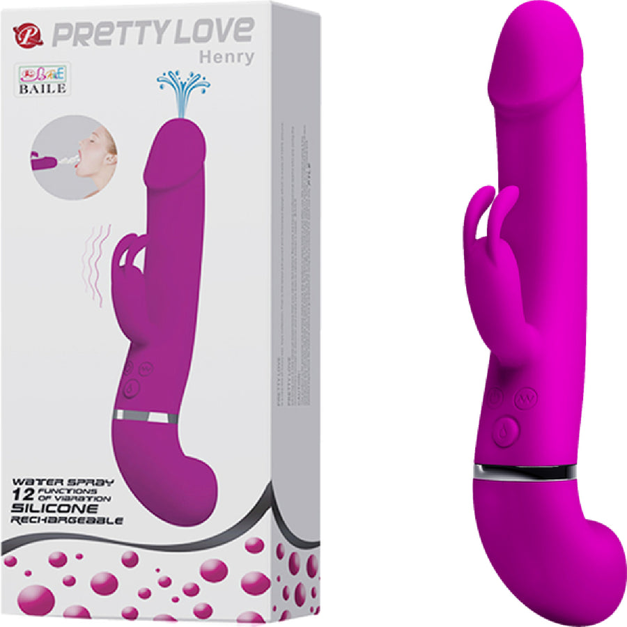 Rechargeable Squirting Henry (Purple)