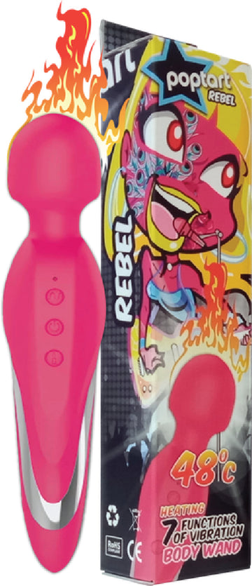 Rechargable Warming Body Wand (Rebel) - Pink