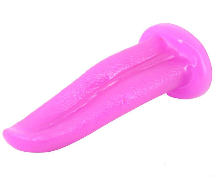 Tongue Shape Anal Plug Purple