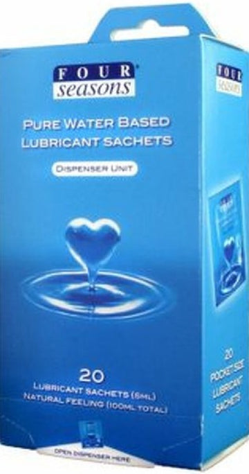 20PK Water Based Lube Sachets (5ML)