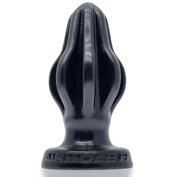 Airhole-2 Finned Buttplug Black