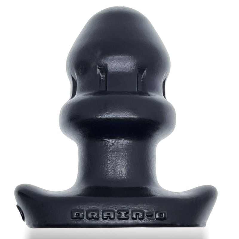 Drain O Flow Thru Buttplug Black