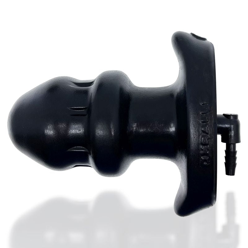 Drain O Flow Thru Buttplug Black